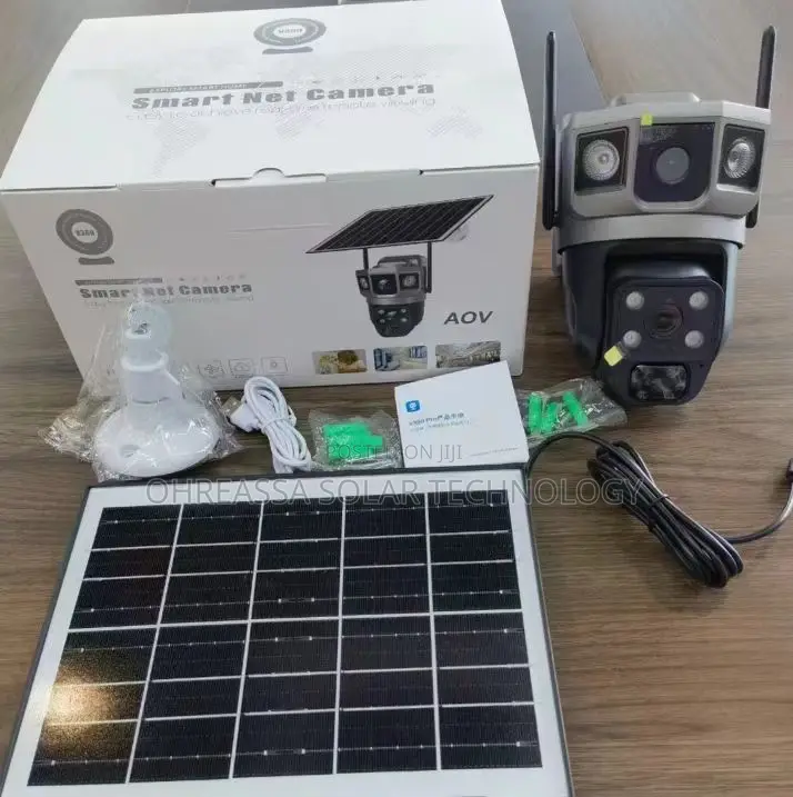 Solar Cctv  Camera  With 64gb Memory