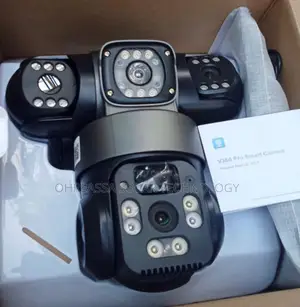 Cctv Solar Camera 3lens Sim Enabled