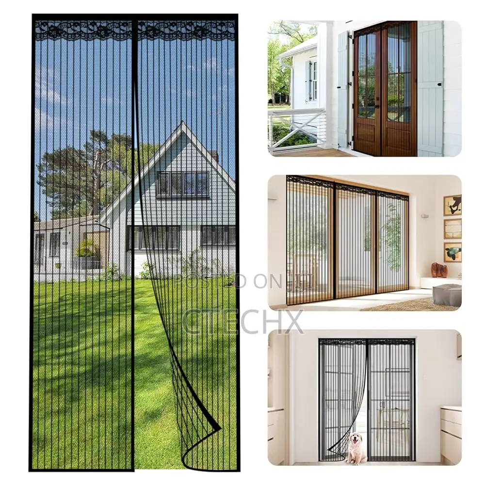 Howin Fly Screens Doors Nets Magnetic Fly Curtain 90x200cm