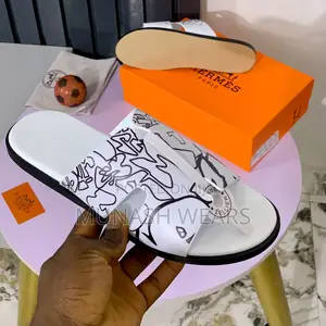 Classic Hermes Leather Slipers 40-46 Available
