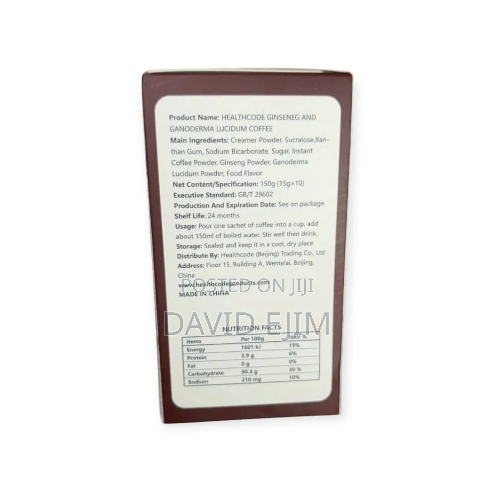 Ginseng and Ganoderma Lucidum Coffee