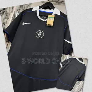 Chelsea Official 25/26 Away Black Jersey