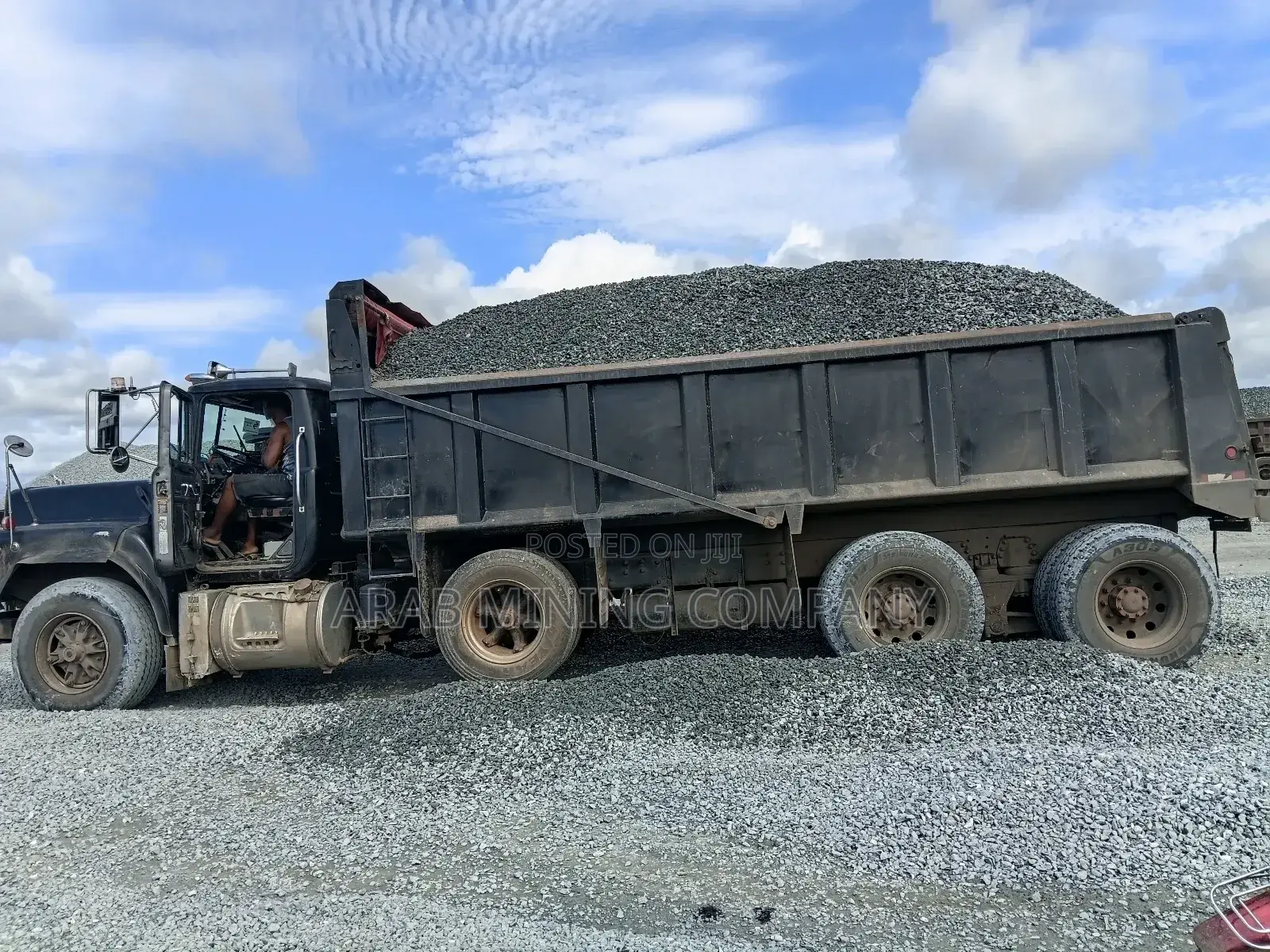Arab Iron Black Chipping and Granite