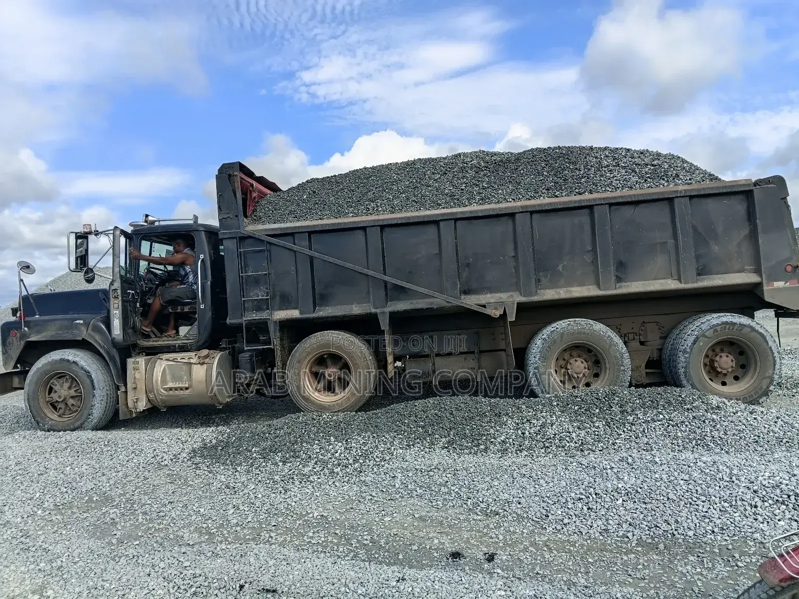 Arab Iron Black Chipping and Granite