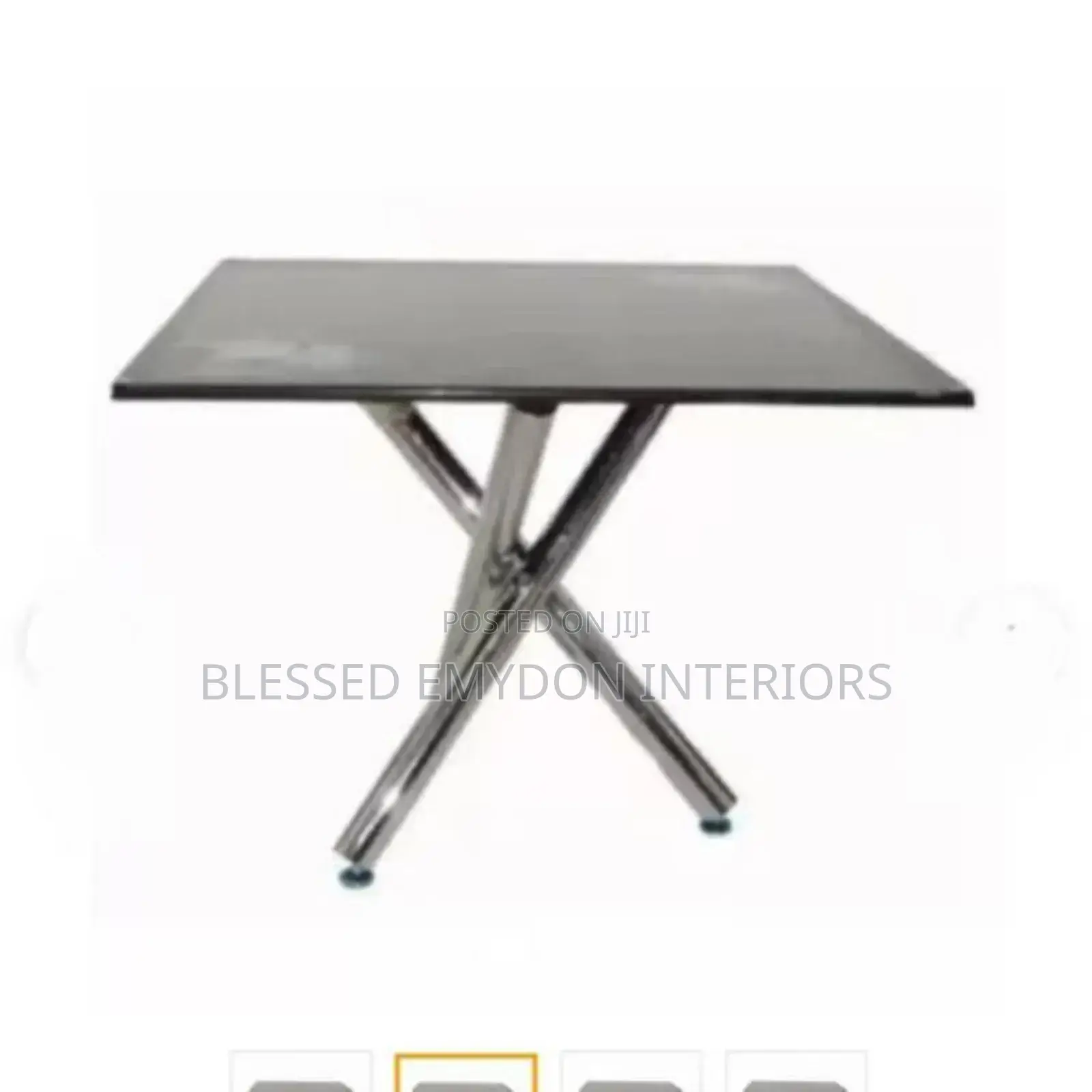 Dinning Table and Chair - Black