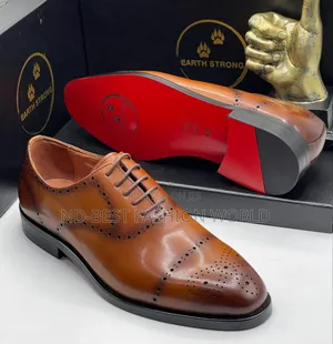Pure Leather Brown Leather Shoe
