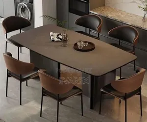 Classic Dining Set 6 Chairs With Table