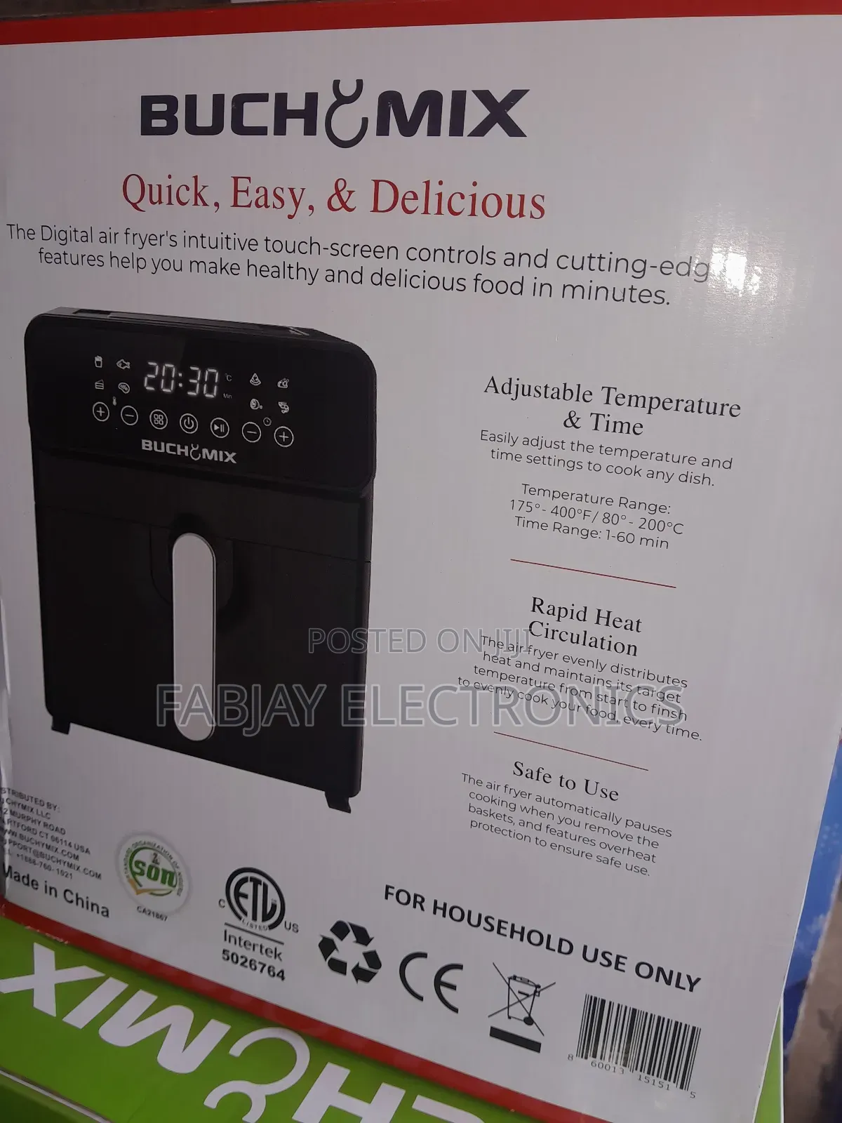 Buchymix Air Fryer