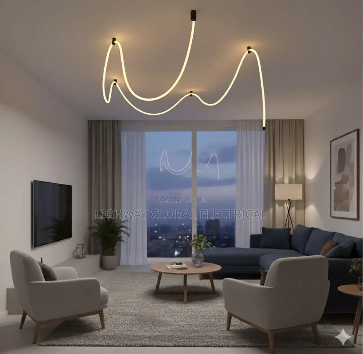 Nordic Loft Villa Post Modern Design Chandelier