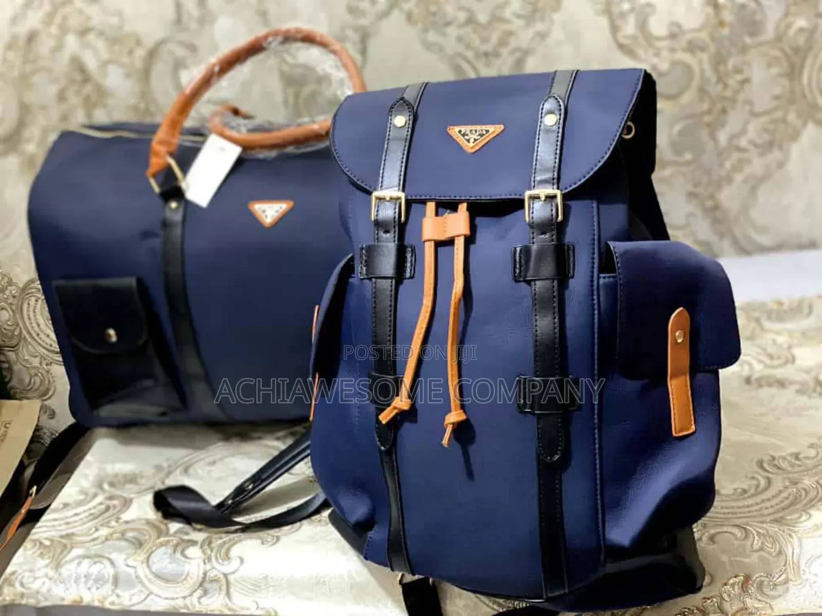 Set Of Duffle Bag And Backpack