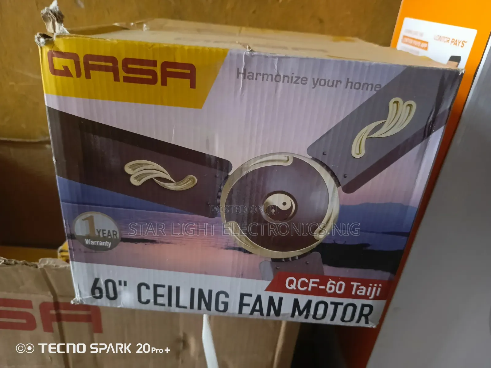 Ceiling Fan 60 Inches 3 Blades