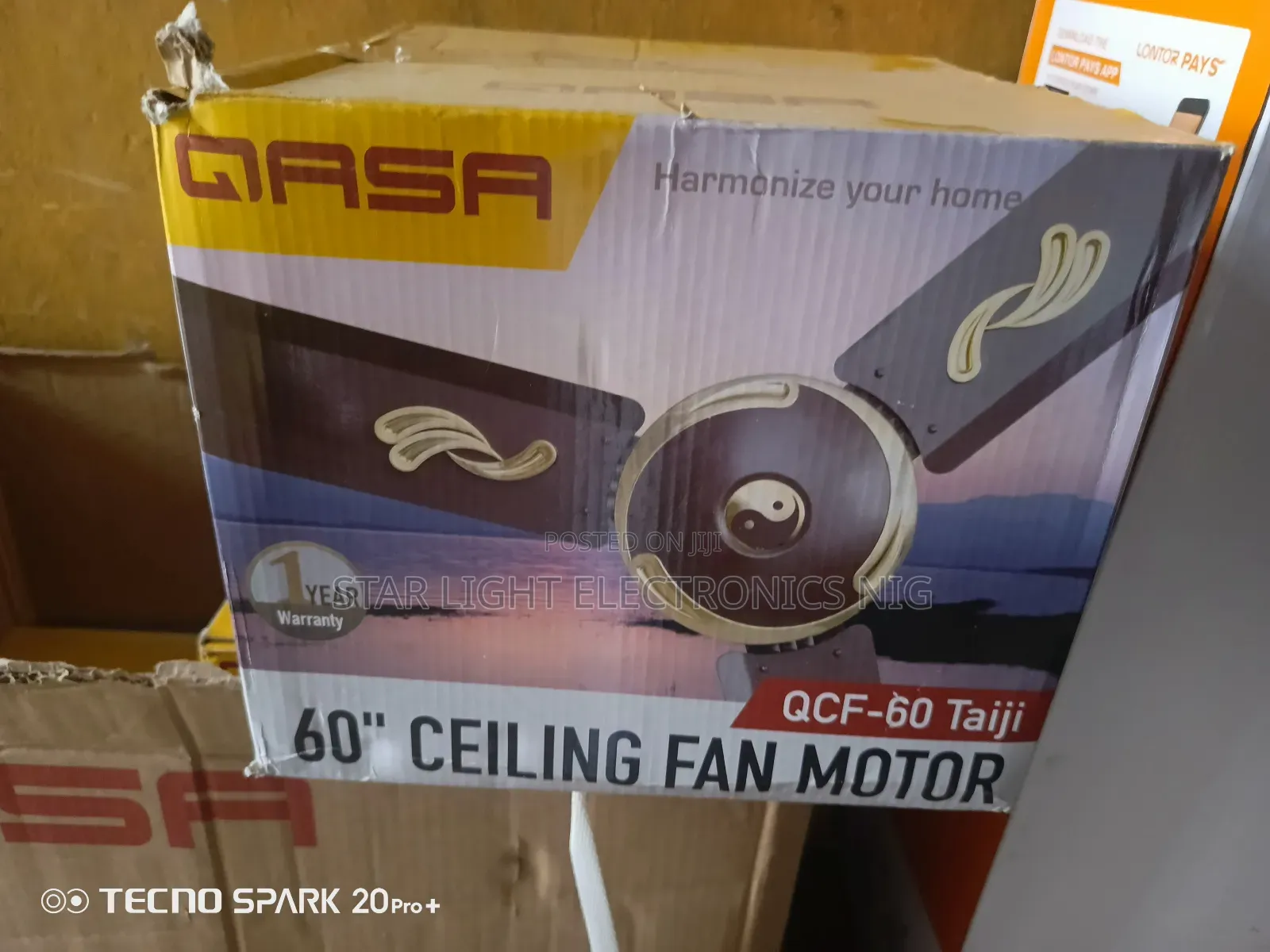 Ceiling Fan 60 Inches 3 Blades