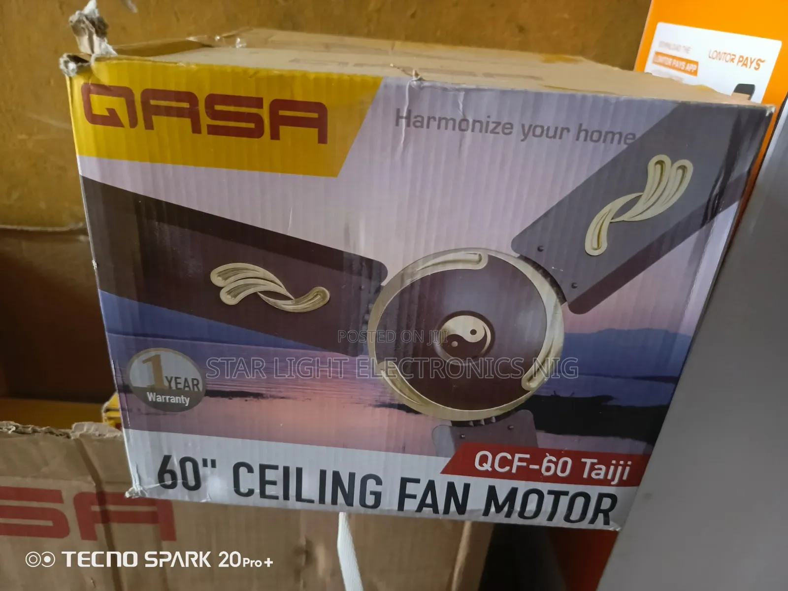 Ceiling Fan 60 Inches 3 Blades