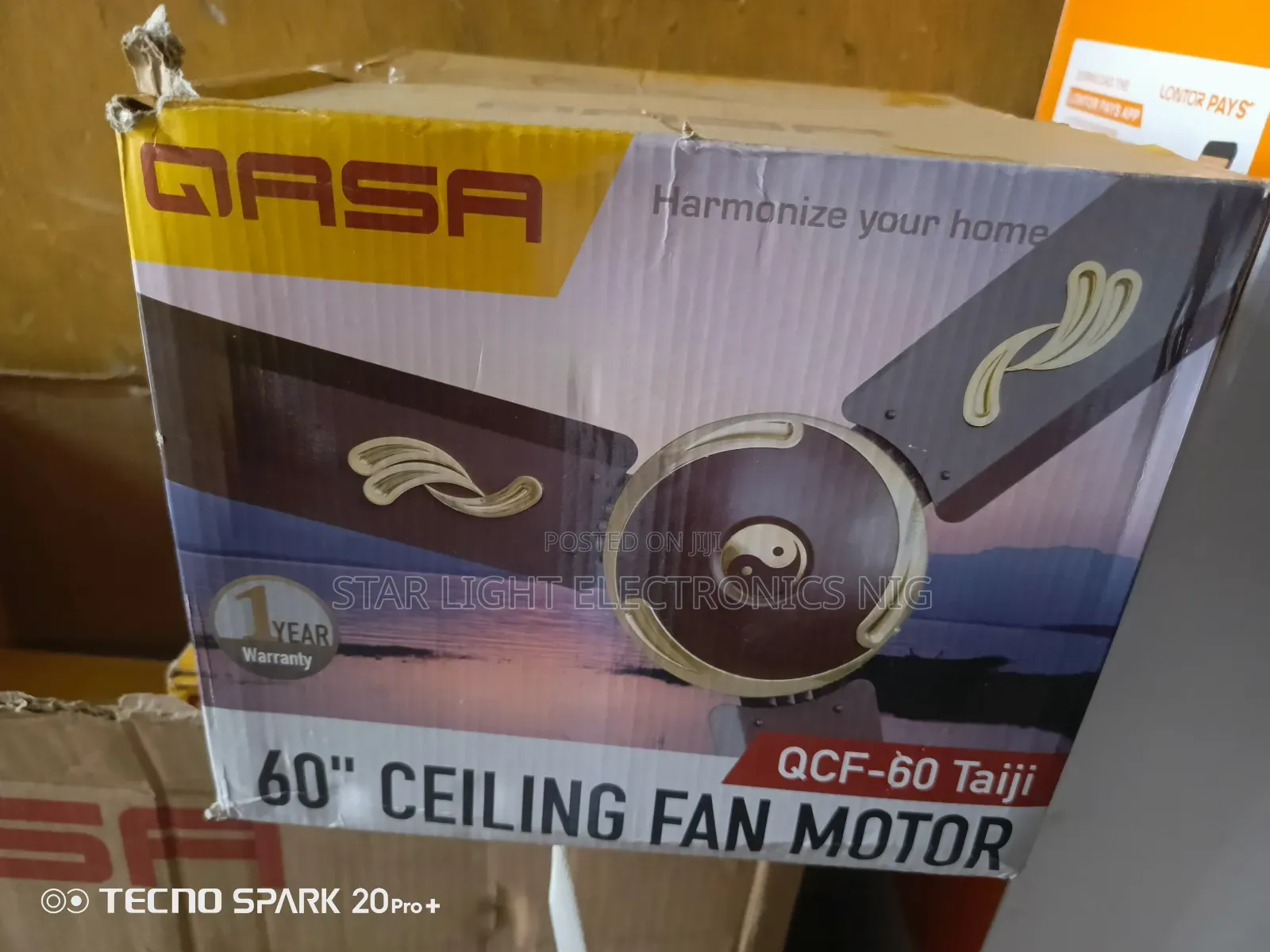Ceiling Fan 60 Inches 3 Blades