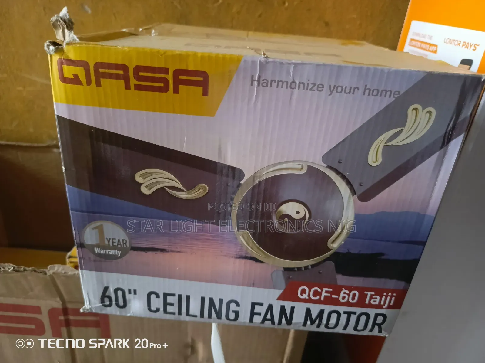 Ceiling Fan 60 Inches 3 Blades