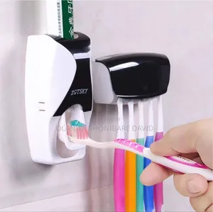 Tooth Paste Dispenser and Brush Holder