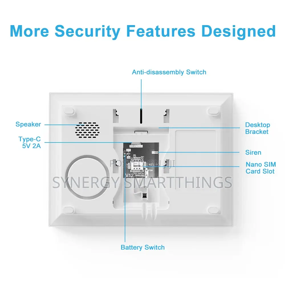7inch Ips Touchscreen Home Alarm System With 4g Sim