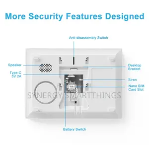 7inch Ips Touchscreen Home Alarm System With 4g Sim