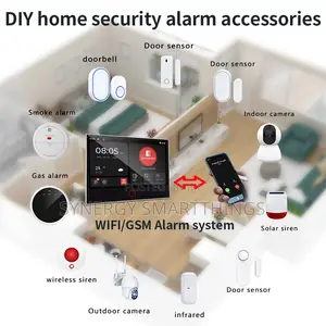 7inch Ips Touchscreen Home Alarm System With 4g Sim