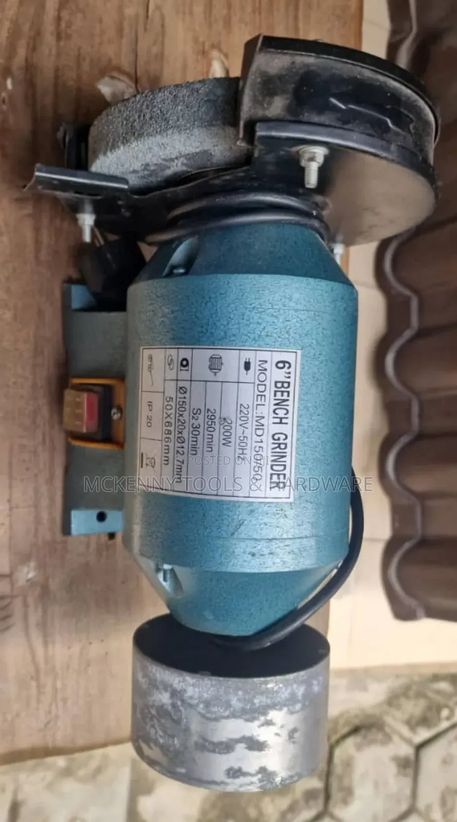 6-inch Bench Grinder, Model Md150/50. A Bench Grinder