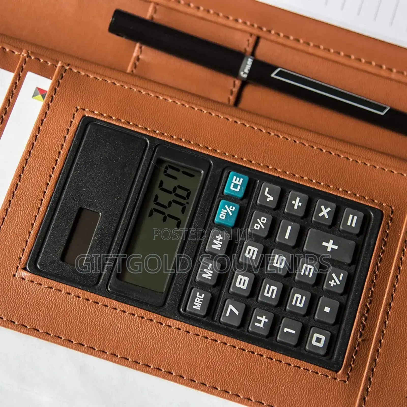 Leather Business Document File Folder