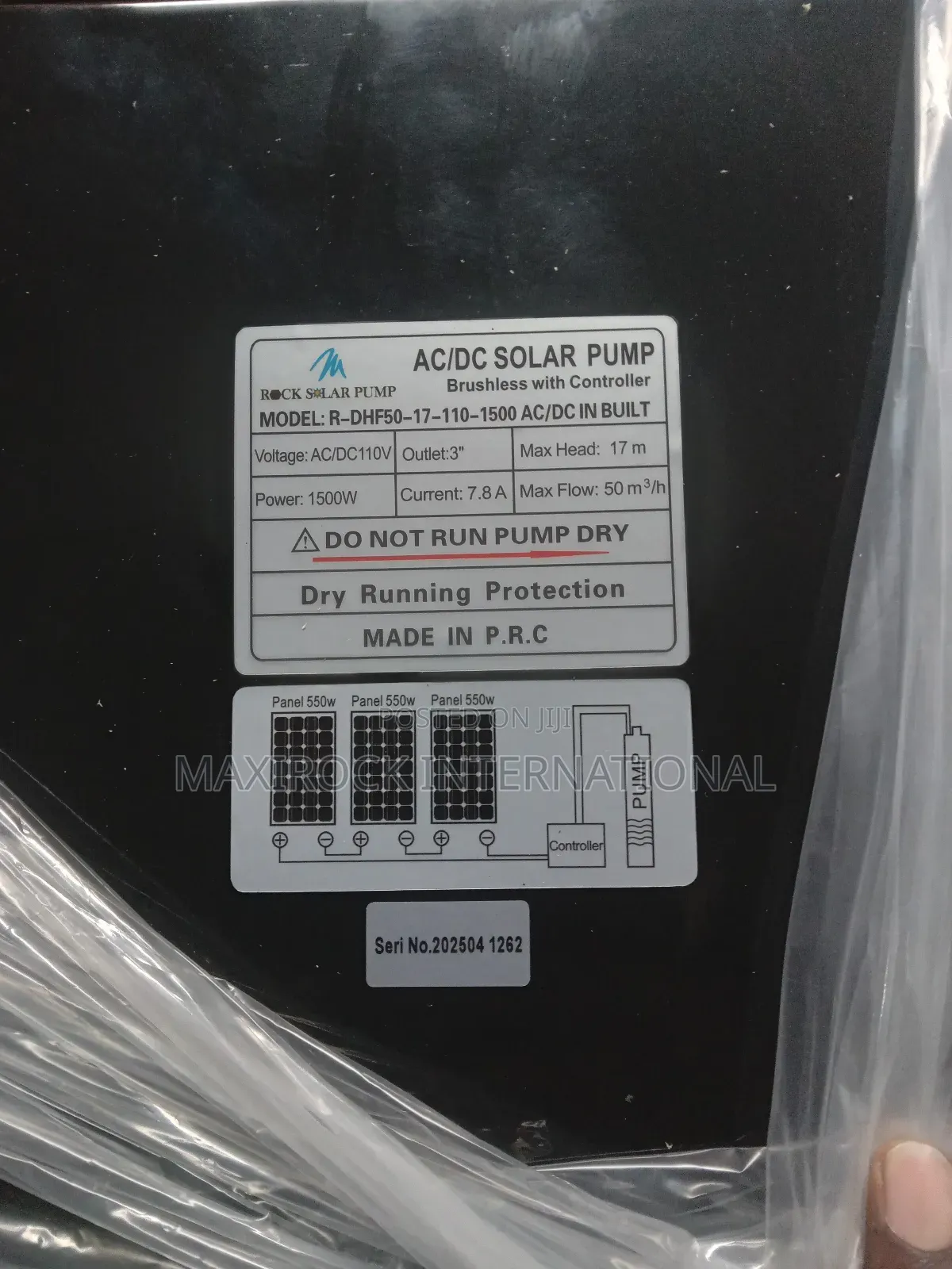 2hp Ac Dc Solar Surface Pump 3 Inches