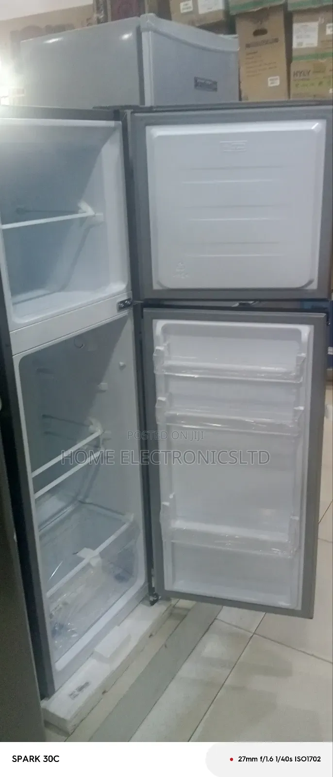 Hisense Standing Fridge Double Doors 154 Liter