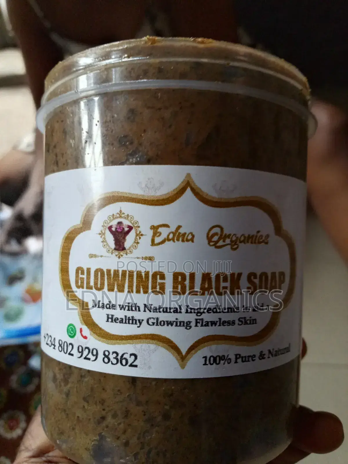 Organic Glowing Black Soap