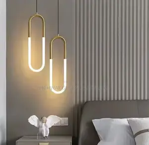 Modern Minimalist U Shaped Led Pendant Light