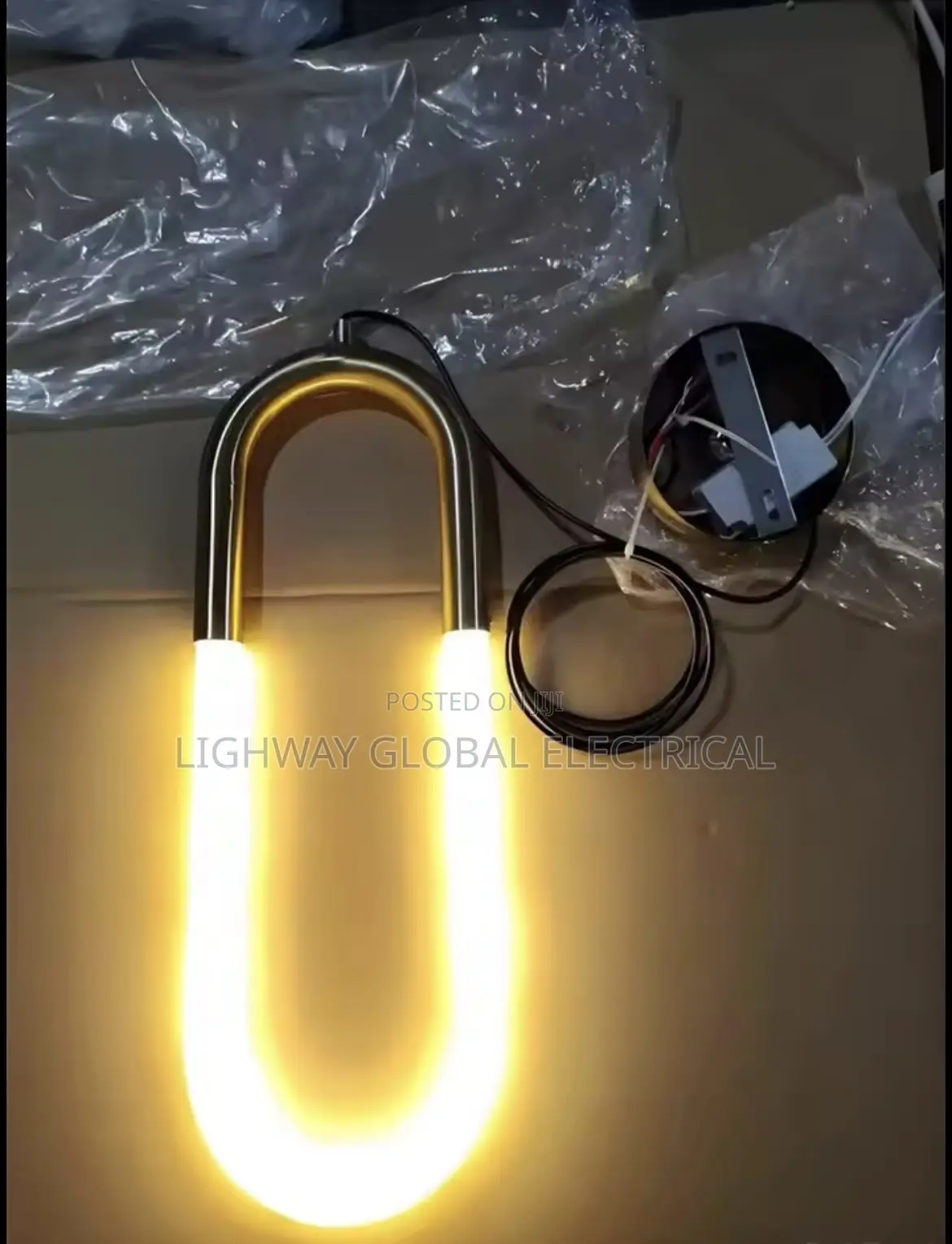 Modern Minimalist U Shaped Led Pendant Light