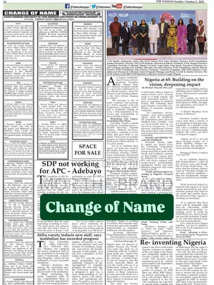 Change of Name