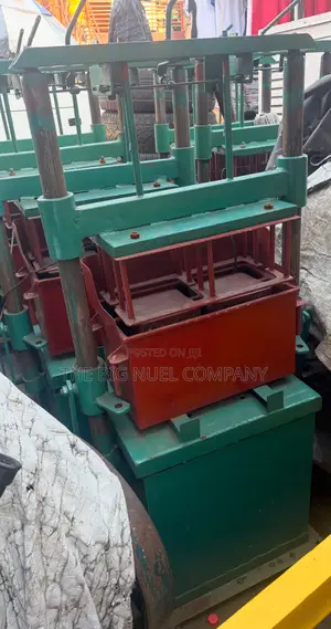 Original Block Mould Machine 6” Two Pics /9” One Pic