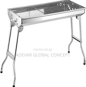 Foldable Free Standing Stainless Barbecue BBQ Charcoal Grill