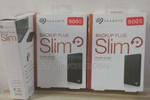 Seagate Portable Backup Plus Slim 500gb Hard Drive