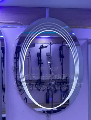 3lights 80*60cm Oval Mirror With Light