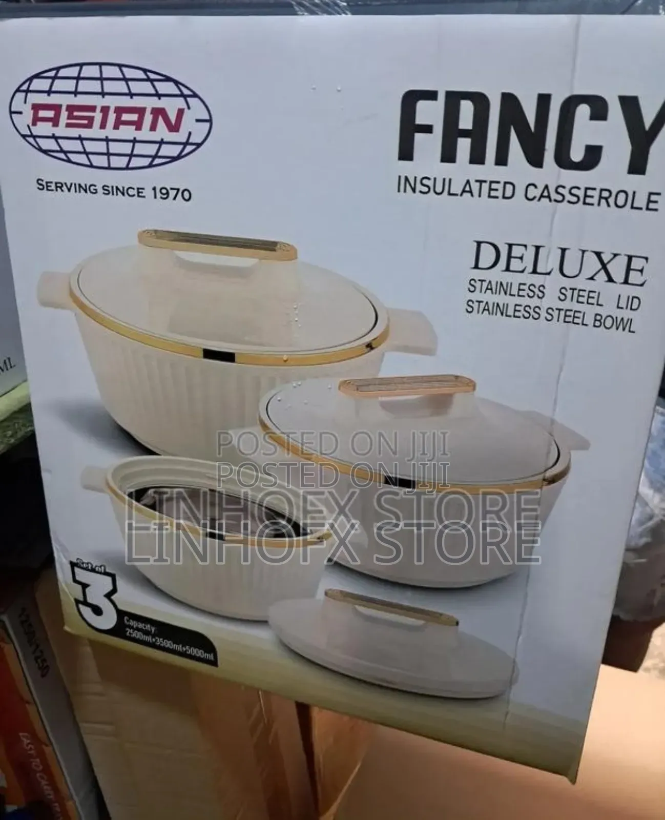 Fancy Insulated Casserole (3sets)