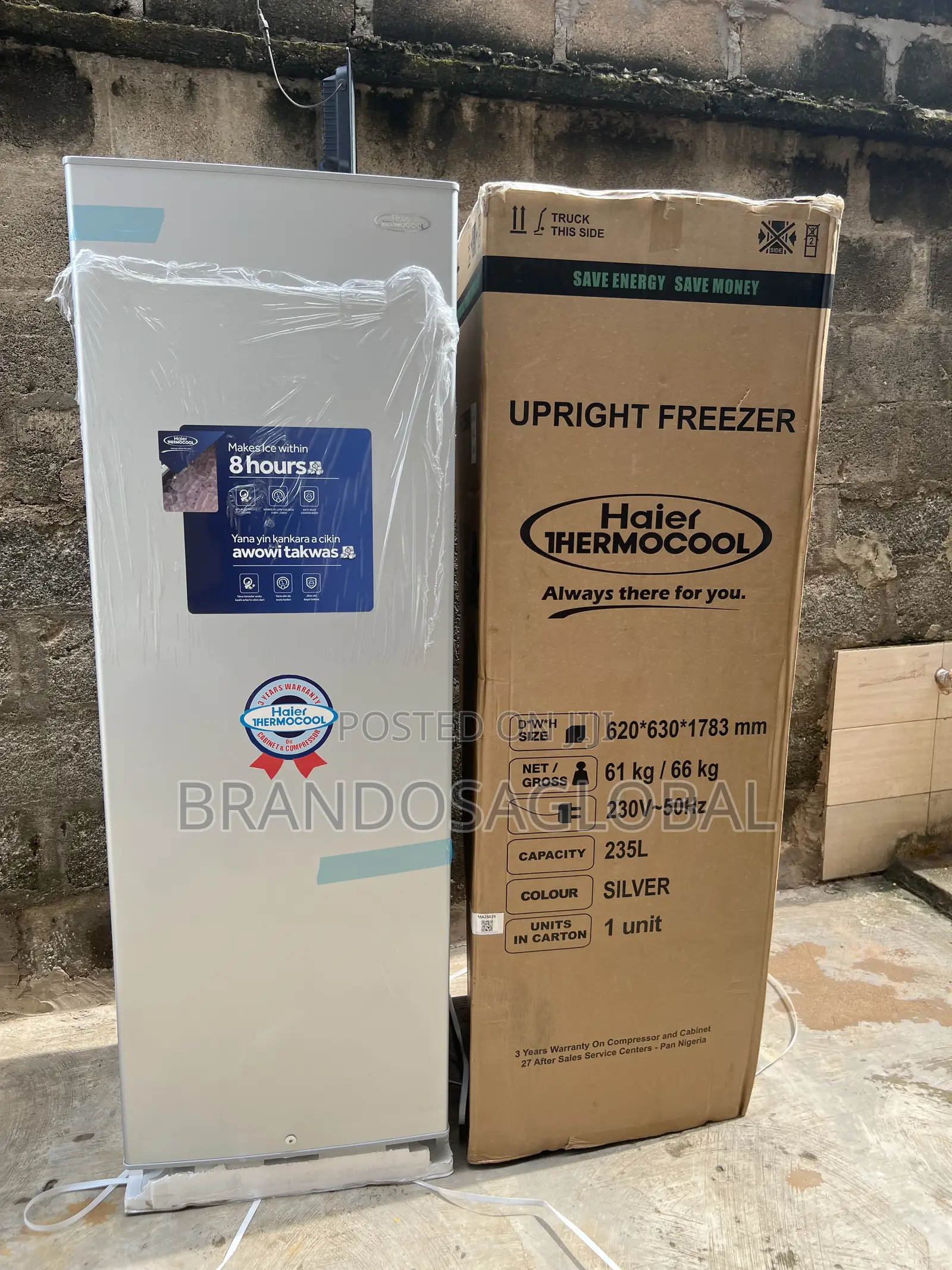 Haier Thermocool Upright Freezer 235l – Quiet Operation, Long Life