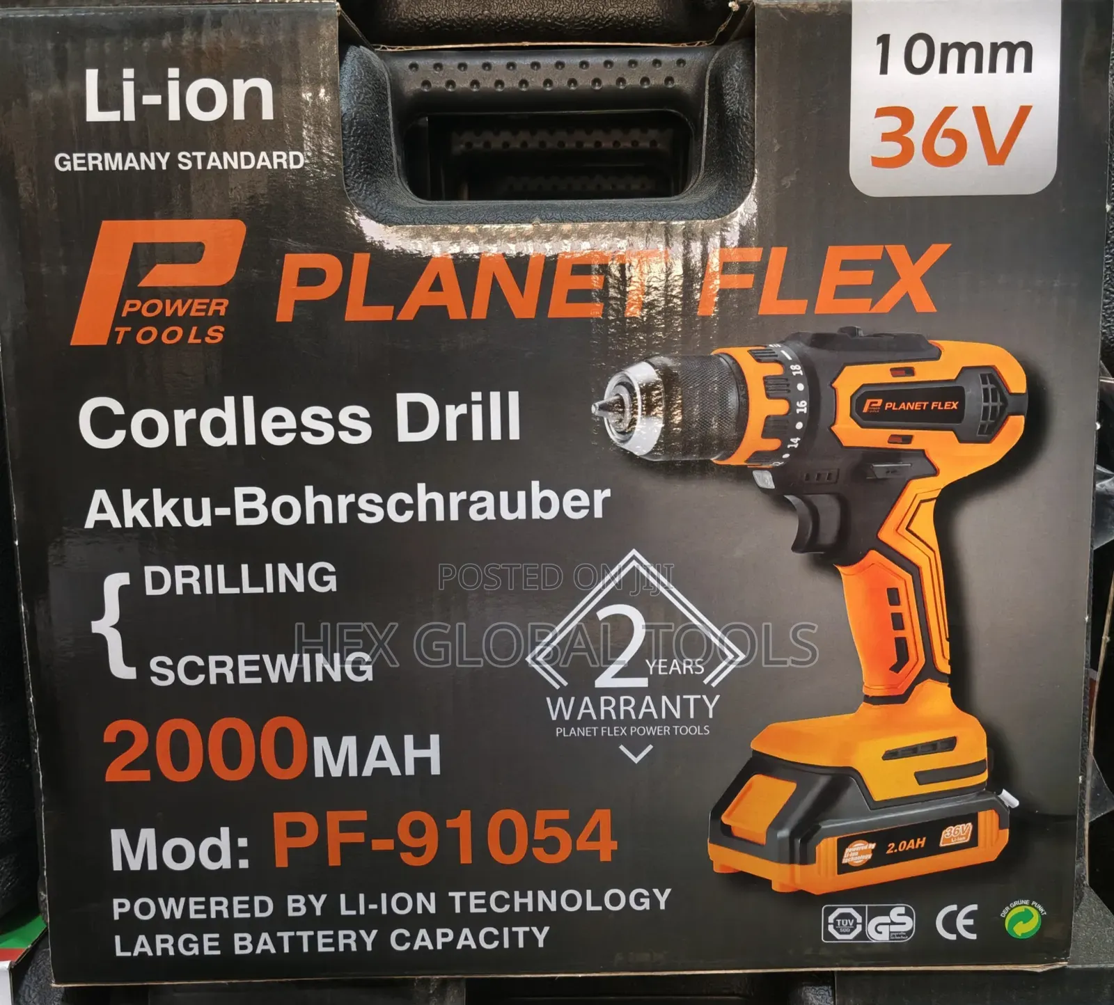 36v Planet Flex Cordless Drill