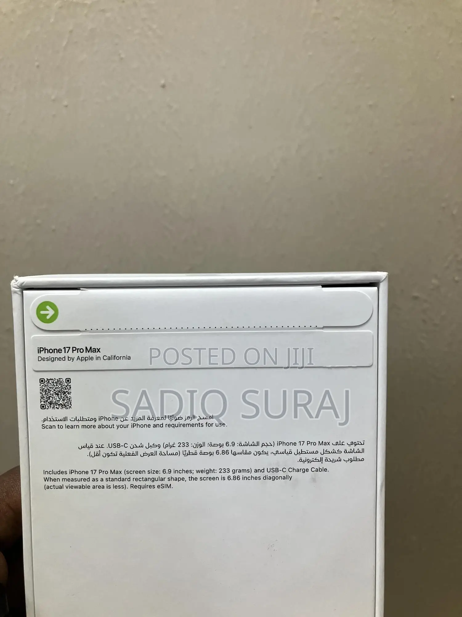 New Apple iPhone 17 Pro Max 256 GB Silver
