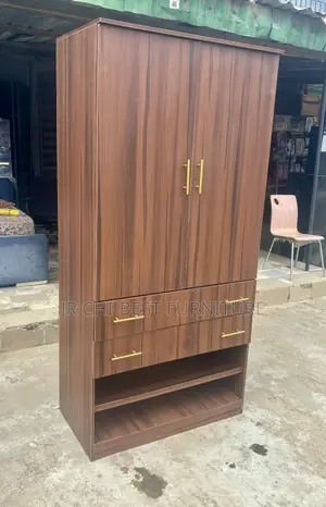 Precisely Constructed 6ft by 3ft Wooden HDF Wardrobe