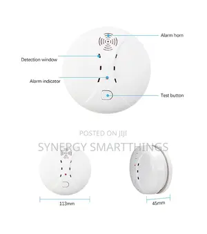 Smart Rf Smoke Detector Connected to Alarm System