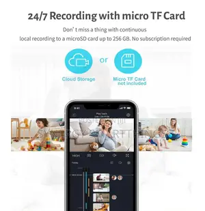 Dual 4mp Mini Wi-Fi Indoor Surveillance Camera