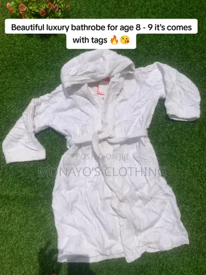 Fluffy Unisex Children Bathrobe