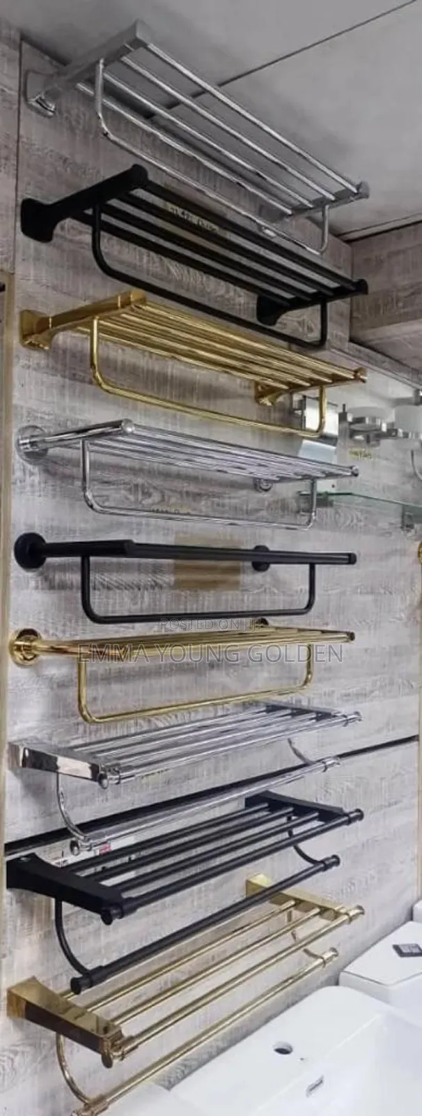 Multiple Towel Rail Different Colours
