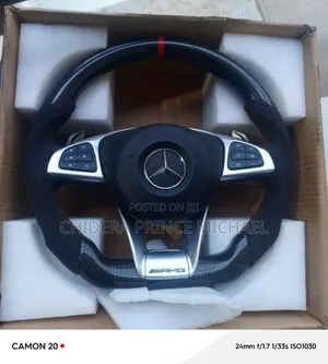 Steering Wheel for C300 W205 and Glc, Gle350 2016/2020 Model Amg