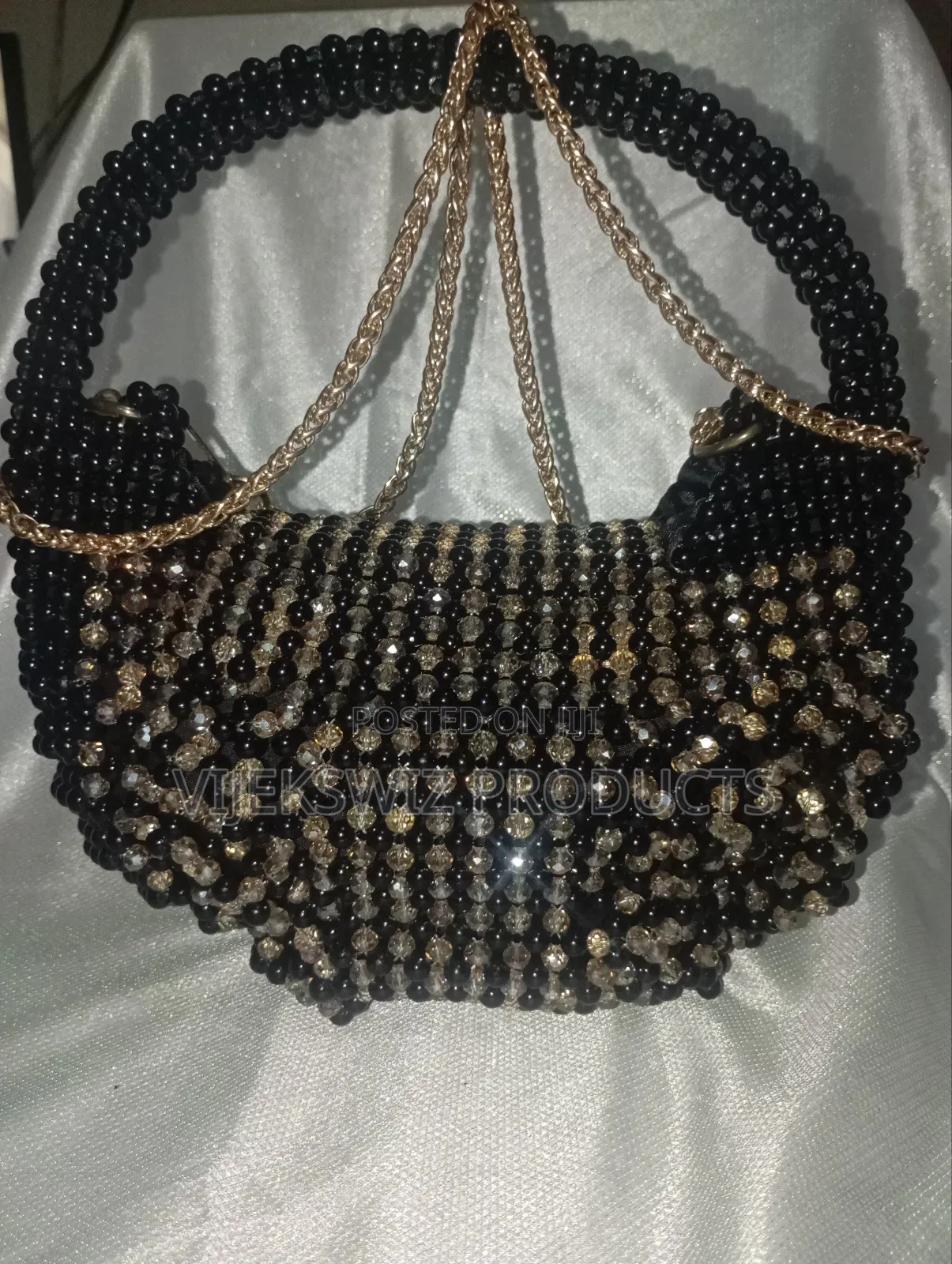 Luxury Shiny Crystal Beaded Bag