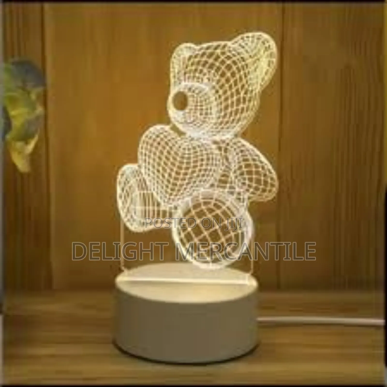 3d Led Lamp Night Light Lighting Bedroom Desk Side Decor