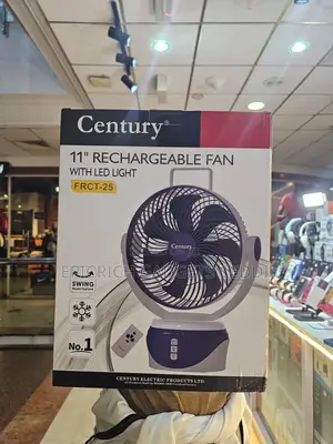 Century 11 Inches Rechargeable Rotating Fan With 7,000mah Battery