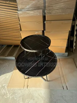 Round Wooden Living Room Center Table