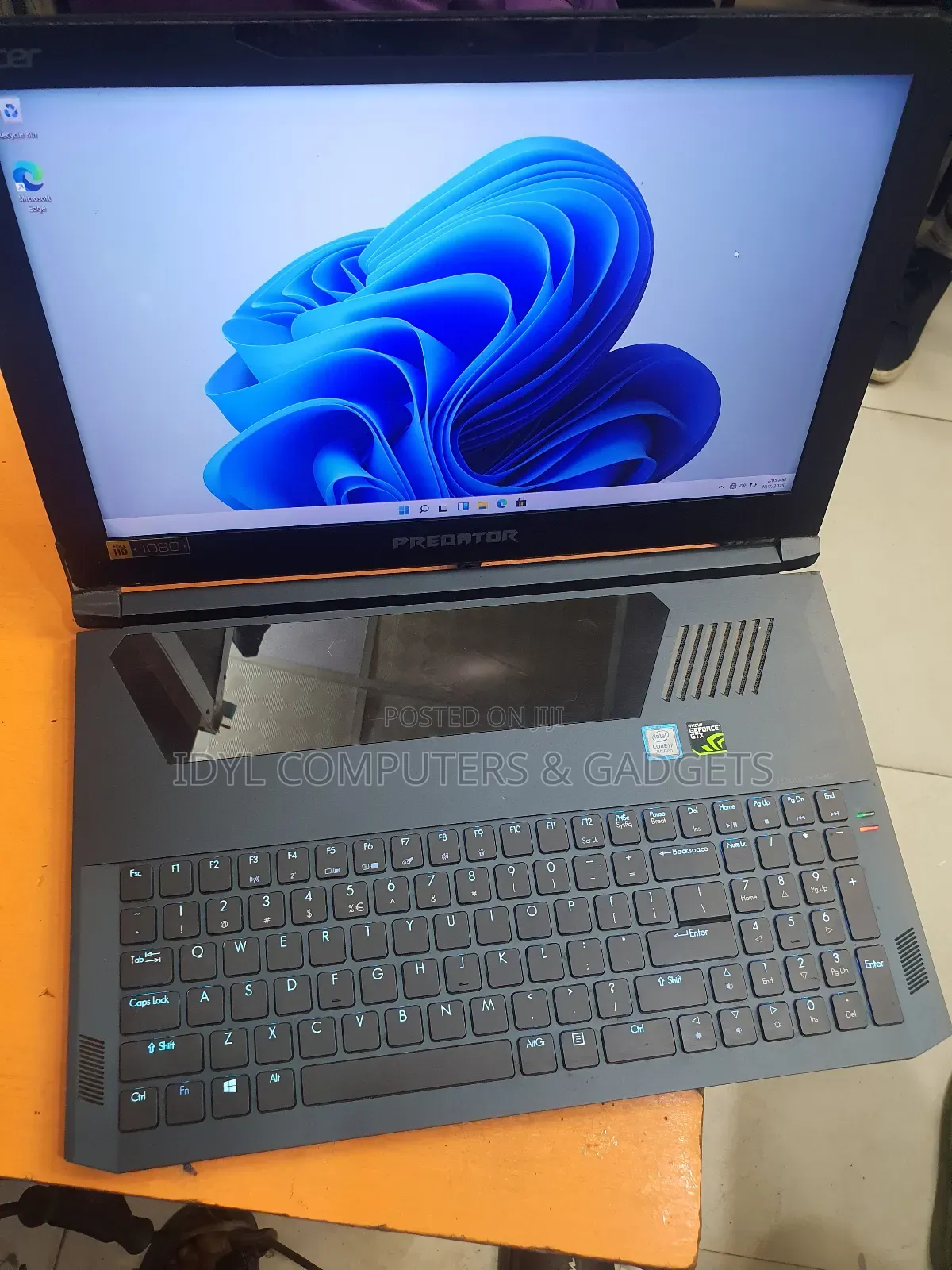 Laptop Acer Predator Triton 700 32GB Intel Core I7 SSD 512GB